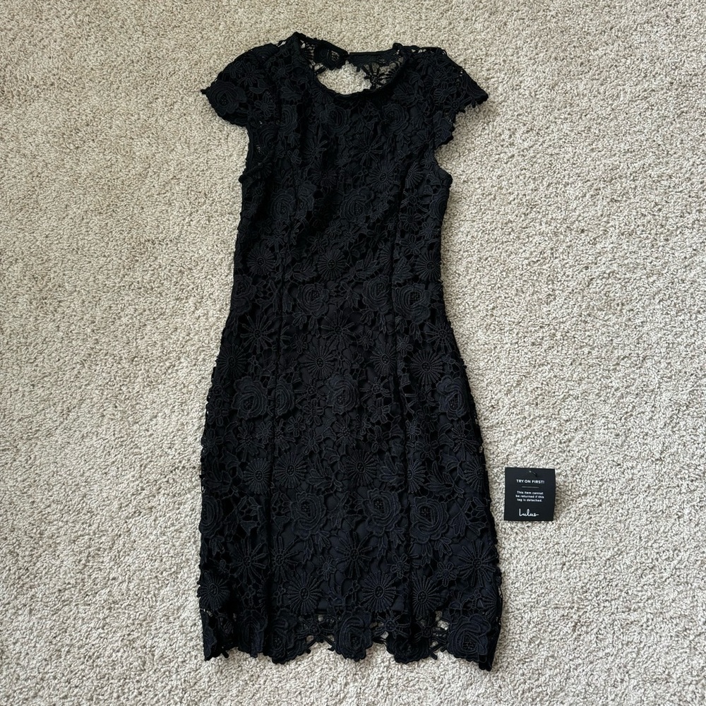 Lulus Romance Language Black Backless Dress